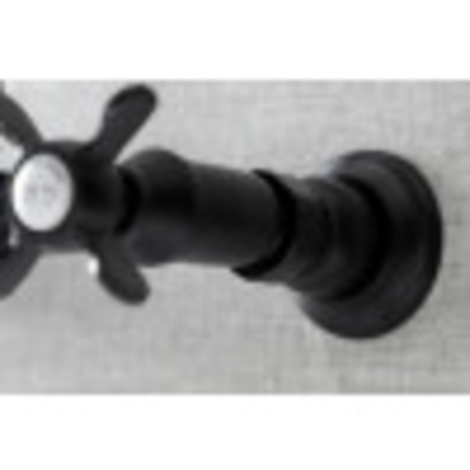 Kingston Brass KS3240BEX Essex Wall Mount Bathroom Faucet, Matte Black