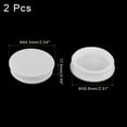 thumbnail image 3 of Uxcell Silicone Hole Plugs Flush Type Panel Round Hole Plugs 58.6mm Diameter 2Pcs, 3 of 7