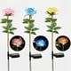 thumbnail image 1 of Fiudx Luces Solares para Rosas, Diseño Floral Texturizado Mejorado, Funcionamiento Automático Del Anochecer Al Amanecer, Resistencia Al Agua Ip55, Acero Inoxidable Duradero, Decoración para Jardín Al, 1 of 7