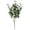 G, variant on Artificial Begonia Leaf Plant Decor, 7 Fork Pink Frosted Foliage Design, Outdoor Front Porch Patio Display, No Fade Plastic Greenery Accent, Planter Garden Ornament
