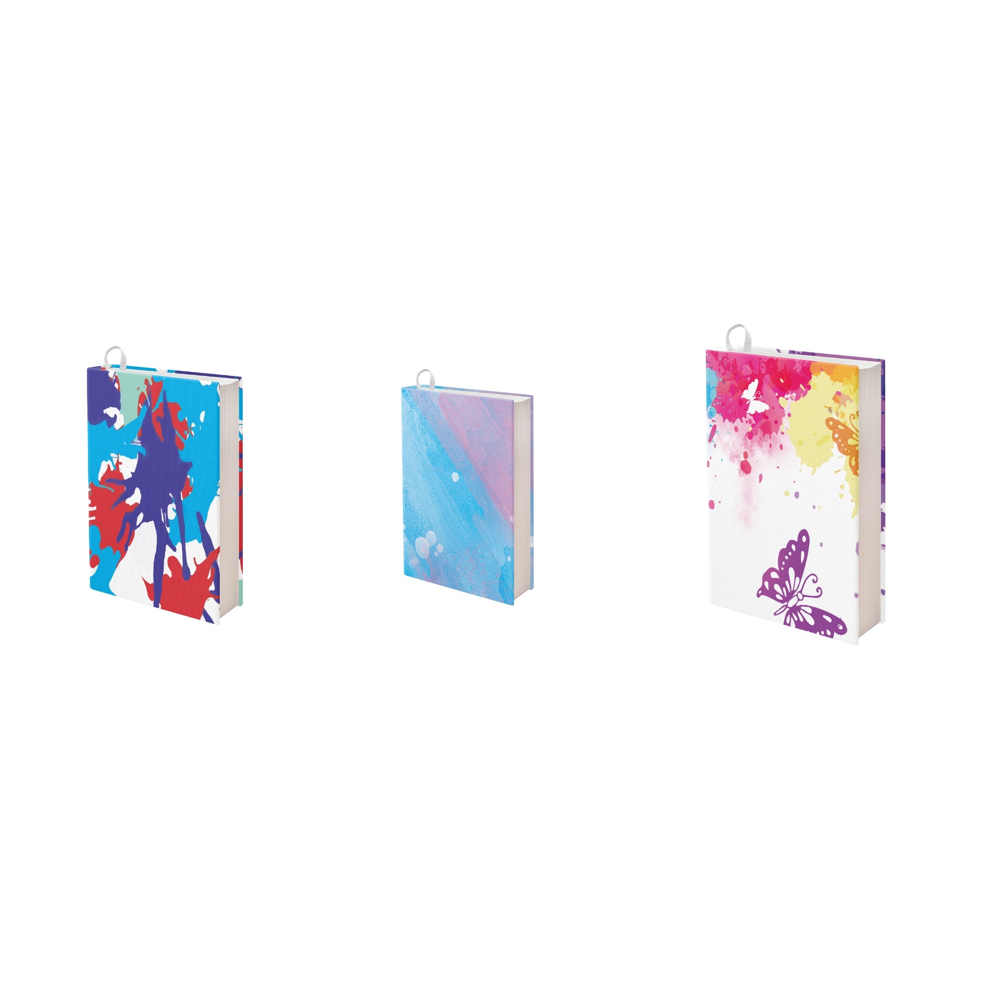 Bivenant Store Oil Painting Book Covers 3 Pack Book Covers for Hardcover Washable Book Cover