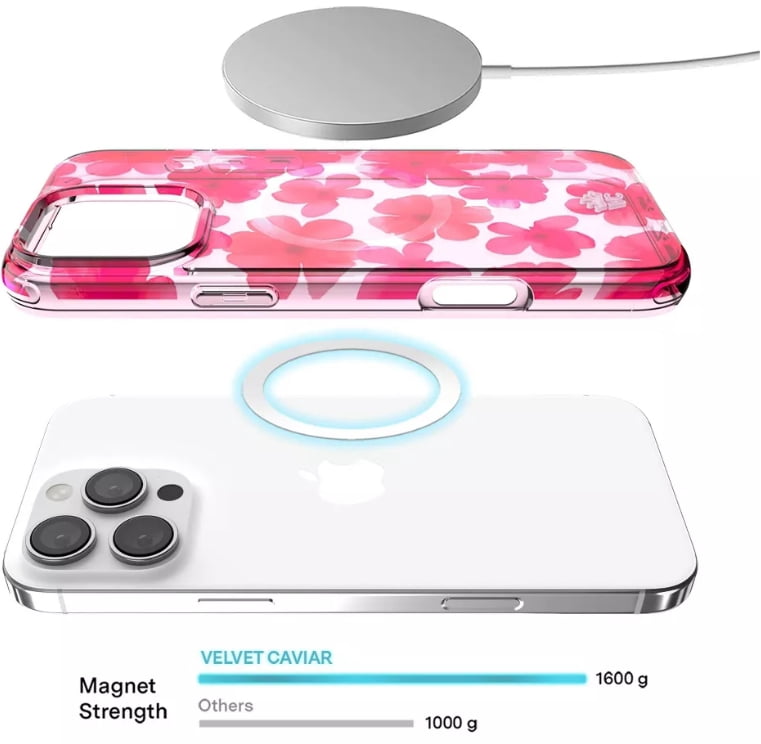 VELVET CAVIAR Cherry Blossom iPhone 16 Pro Max MagSafe Case