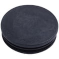 thumbnail image 4 of Blanking End Round Tube Inserts Cap Cover 50mm Dia Black 12 Pcs, 4 of 7