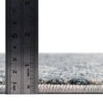 thumbnail image 4 of Rugs.com Eco Trellis Collection Rug – 6 Ft Runner Harbor Blue Medium Rug Perfect For Hallways, Entryways, 4 of 9