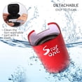 thumbnail image 3 of STOP ONE Car Ashtray, Portable Ashtray, CA-521 Auto Ash Tray with Lid and Led, Red, 3 of 7