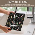 thumbnail image 4 of Placemat, Pioneer Flower Floral Print Pattern Place Mats Table Mat Set Of 2, PVC Washable Placemats for Party Kitchen Dining Decoration, 18x12 Inch, Fade Resistant, 4 of 6