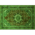 thumbnail image 1 of Ahgly Company Indoor Rectangle Medallion Green Traditional Area Rugs, 5' x 8', 1 of 1