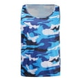 thumbnail image 4 of Hansber Men's Sleeveless Shirt Tank Tops Undershirt Muscle Tee Tops Gym Workout Athletic Bodybuilding Blue XXL, 4 of 7