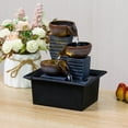 thumbnail image 5 of Small Tabletop Water Fountain Ornament for Desk Home Decor - Circulating Living Room Decoration with Relaxing Water Feature, 5 of 5