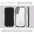 thumbnail image 2 of iFace First Class Galaxy S22 Cute Shockproof Dual Layer Hard Shell Bumper Protection Drop Tested Ergonomic Design Phone Case for Girls and Women - White, 2 of 7