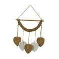 thumbnail image 2 of CoudarTitie Macrame Wall Hanging Leaves Tapestry Backdrop Modern Hand Woven Leaf Tassels for Brown, 2 of 9