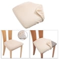 thumbnail image 3 of Stretch Spandex Chair Seat Covers - Removable Washable Dining Chair Seat Protector Cushion covers for Dining Room, Kitchen, Office, 3 of 8