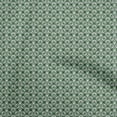 thumbnail image 1 of oneOone Cotton Cambric Green Fabric Leaves And Floral Quilting Supplies Print Sewing Fabric By The Yard 42 Inch Wide, 1 of 4