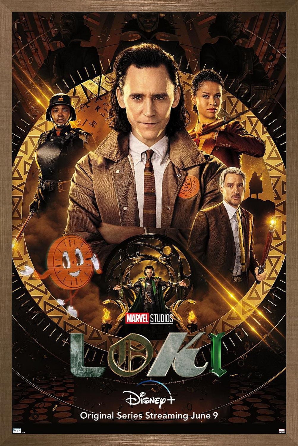 Marvel Loki - One Sheet Wall Poster, 14.725" x 22.375" Framed