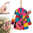 thumbnail image 2 of Parton Home Decor Dolly Christmas Figurine, Country Music Theme Christmas Tree Ornaments Holly Holiday Hanging Xmas Tree Decoration, Style-E, 2 of 5