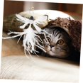 thumbnail image 4 of 6 piezas de juguetes para gatitos, reemplazo de pájaros, perros, gatitos, repuestos interactivos, cabezales de repuesto, juguete de burla para exteriores, palos para mascotas ER, 4 of 5