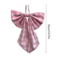 thumbnail image 3 of TIELUTT Extra Large Bow with Flowing Ribbon for Festive and Door Hanging Christmas Decorations Hanging Large Hanging Window Stain Glass for Kids Strong and Stretchy String .4 Gel Vase for Windows, 3 of 6