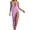 A-Purple305, variant on XIAOCHA Beach Dress For Women Halter Neck Plunge High Slit Ruched Maxi Dress Bathing Suits Quick Drying Elegant Resort Cover Ups