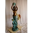 thumbnail image 2 of Nifao Mermaid with Clownfish and Turtle Outdoor Fountain Statue, Bronze Garden Water Feature Sculpture for Patio & Yard – Garden Outdoor Decor Sculpture, 32"L x 19"W x 60"H, 2 of 11