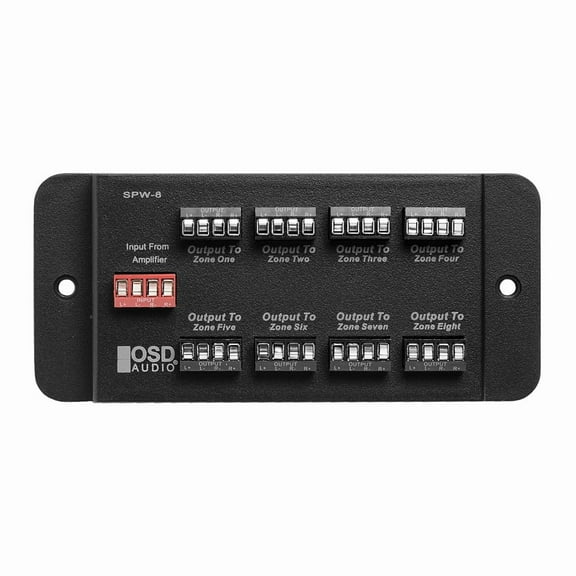 8x Zone Speaker Distribution Panel SPW8 - OSD Audio