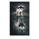 thumbnail image 1 of Bordado artesanías perro reflejo pintura diamante punto de cruz decoración de oficina imagen 5D DIY costura dibujo de costura seitruly JJ12211-03, 1 of 6