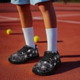 thumbnail image 7 of Chririnla Boys Girls Shoes Size 10.5 Kids Spider Cobweb School Sneakers Gothic Mesh Walking Shoes Casual Lace Up Athletic Running Sneakers Lightweight, 7 of 7