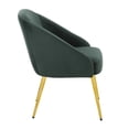thumbnail image 7 of LumiSource Gold Metal, Green Velvet Shiraz Chair, 7 of 7