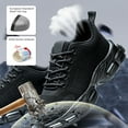 thumbnail image 6 of Safety Trainers Mens Steel Toe Cap Trainers Breathable Lightweight Safety Shoes Work Trainers Fashion Comfortable, 6 of 9