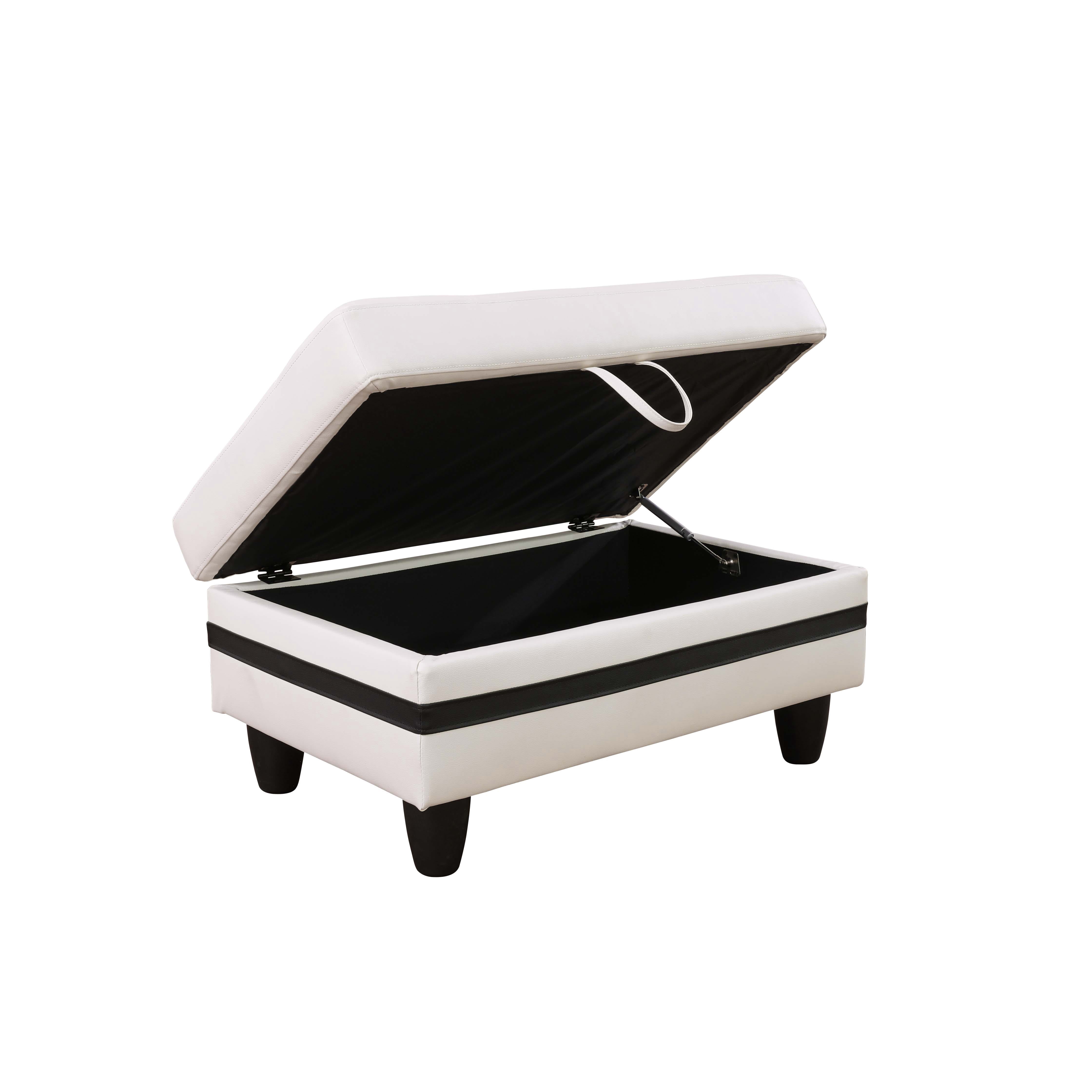 MAYEERTY Sofa Ottoman Footrest with Storage, Multi-Variant Foot Stool for Home, Bedroom, Living Room