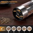 thumbnail image 5 of Electric Salt and Pepper Grinder Set - Automatic Rechargeable Salt/Pepper Grinder with Charging Base and LED Light, 5 of 5