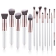 thumbnail image 4 of 10 Makeup Brush Set Loose Powder Brush Eyeshadow Brush Foundation Brush Soft (10 blue bridge bare + envelope bag), 4 of 16