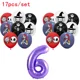 thumbnail image 3 of Decoración para fiesta de cumpleaños de Pesadilla antes de Navidad, pancarta con globos, vajilla, suministros para fiesta de Jack Skellington, juguete de Halloween, 3 of 5