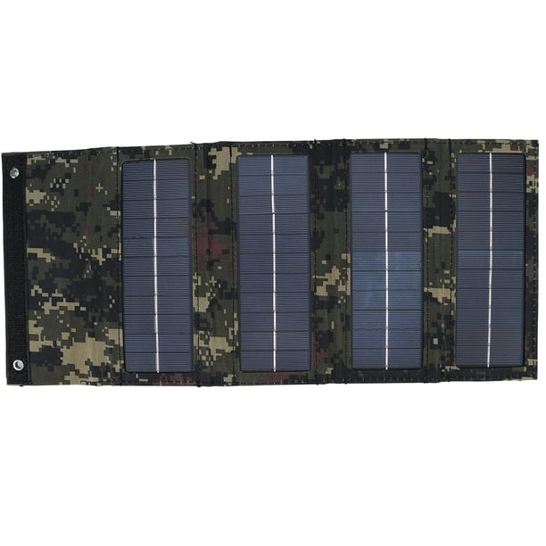 Cargador de panel solar de 8 W resistente al agua 4 veces a prueba de arañazos para turismo Camping senderismo FLhrweasw El nuevo