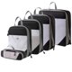 thumbnail image 1 of Bolsa de almacenamiento de compresión para viajes a prueba de agua para siete trajes, ropa, zapatos, lavado, cosméticos, organizador de almacenamiento, 1 of 6
