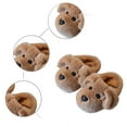 thumbnail image 4 of Slippers for Kids Children's Winter Cute Cartoon Dog Design Slippers House Shoes Kids House Shoes Khaki 5 Years-5.5 Years, 4 of 6