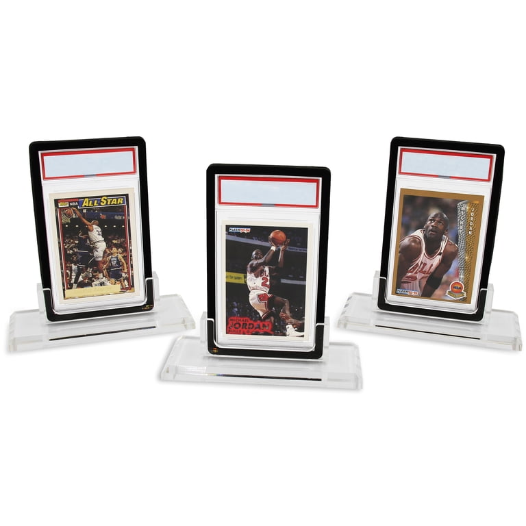 CASEMATIX Professional Graded Card Display for PSA BGS SGC CGC Graded Cards, Three Pack of Premium Graded Card Holder Stands for Collectors - Walmart.com CASEMATIX Professional Graded Card Display for PSA BGS SGC CGC Graded Cards, Three Pack of Premium Graded Card Holder Stands for Collectors - Walmart.com