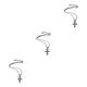 thumbnail image 2 of Jumpingount Rhinestone Inlay Pendant Lovely Necklace Lightweight Chain Portable Fashion Jewelry Pendants Necklaces for Men Type1, 2 of 6