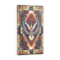 thumbnail image 2 of Yayeee Blank Wall Plate Cover 1-Gang 4.5"x2.7" Home Unused Decorative Outlet, Beige Geometric Eagle, 2 of 7
