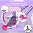 thumbnail image 6 of Fenbeli Kids Bike, 18 Inch Toddlers Bike with Removable Training Wheels, Adjustable Seat and Handlebar, Children's Bicycle for Girls Age 3-8 Years Old, 6 of 9
