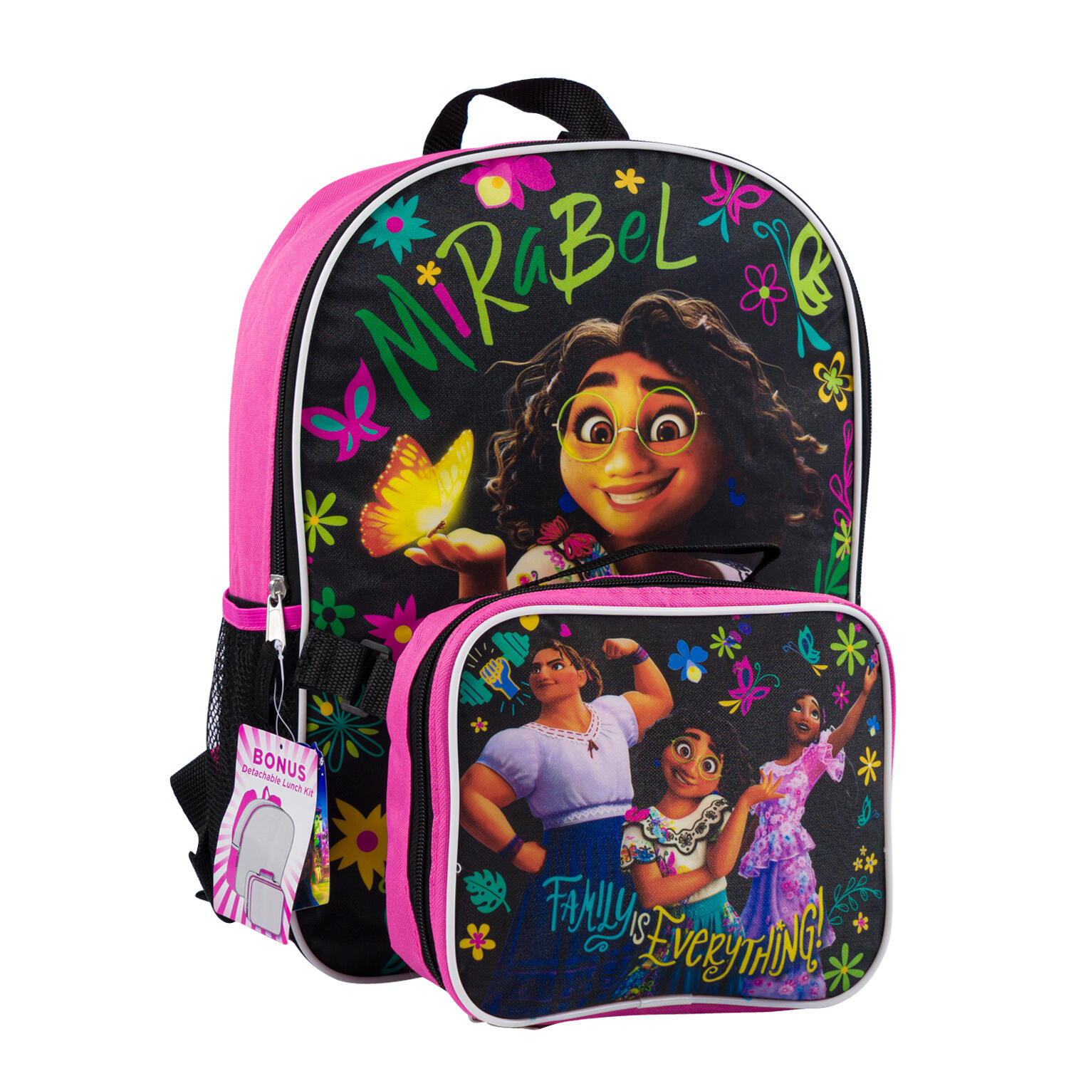 Disney Encanto 16 Inches Backpack With Matching Lunch Bag