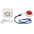 thumbnail image 1 of Caregiver Pager Wireless Nurse Call System Alert Button Long Distant for Home Hospital, 1 of 4