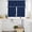 Navy Blue, variant on Navy Blue Kitchen Curtains Sets for Windows 24 Inch Length, Solid Color Farmhouse Navy Blue Rod Pocket Window Treatments Tier Curtains and Valances Set for Bedroom/Bathroom