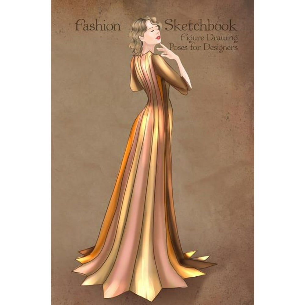 Fashion Sketchbook Figure Drawing Poses for Designers : Small sized