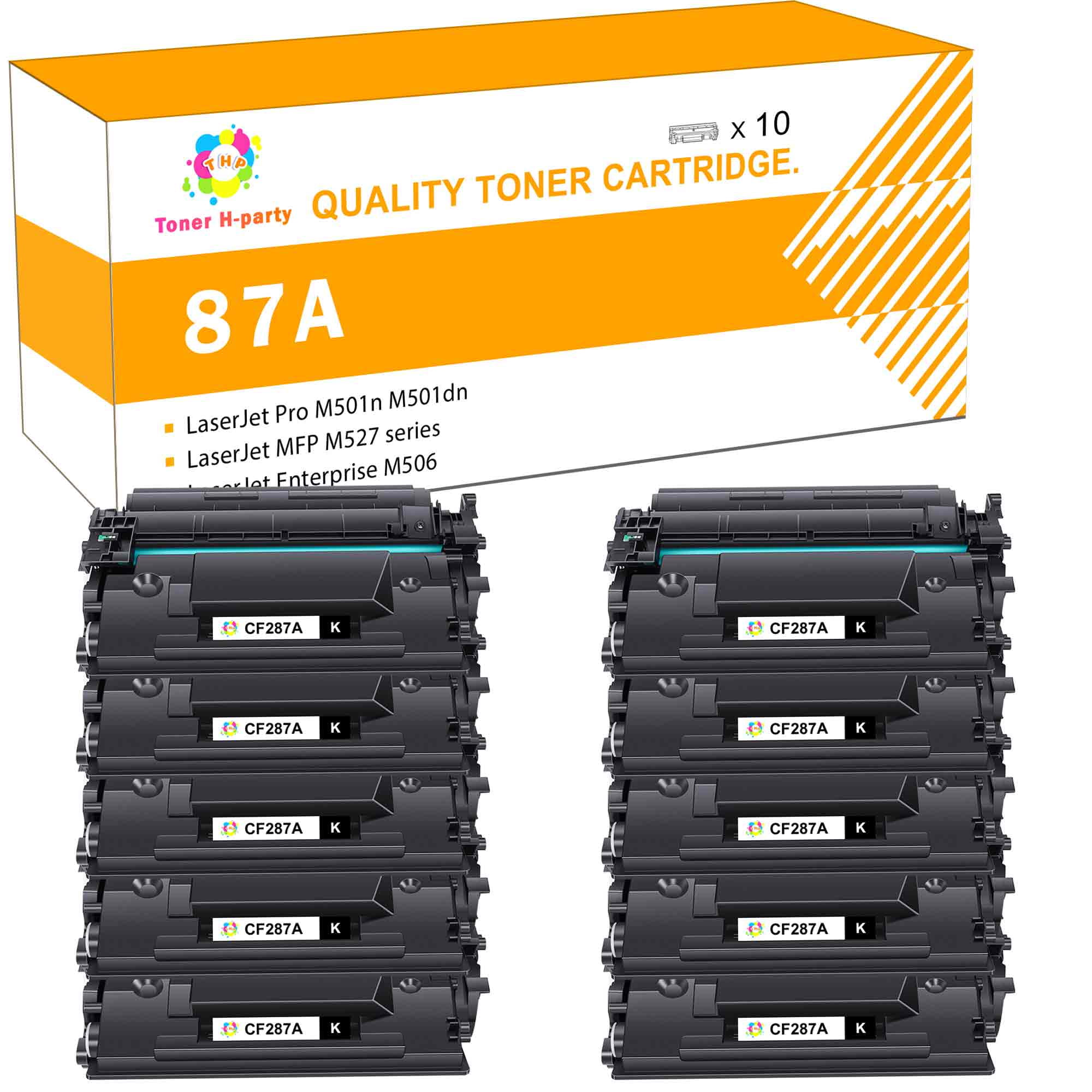 Toner HParty Compatible 87A 87X Toner Cartridge Replacement for HP