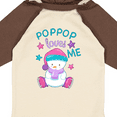 thumbnail image 4 of Inktastic My Pop Pop Loves Me- cute snow baby Boys or Girls Long Sleeve Baby Bodysuit, 4 of 5