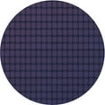 thumbnail image 1 of Ahgly Company Machine Washable Indoor Round Transitional Deep Periwinkle Purple Area Rugs, 6' Round, 1 of 7