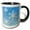 Black/White, variant on 3drose, Pastel Snowflakes, 15oz Mug