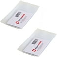 thumbnail image 4 of Alpine Swiss Set of 2 Checkbook Plastic Insert 6 Page Card Holder Picture Window, 4 of 4