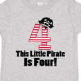thumbnail image 4 of Inktastic Pirate 4th Birthday Party Boys or Girls Toddler T-Shirt, 4 of 5