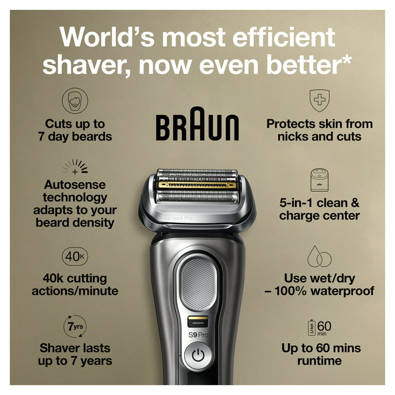 Braun Series 9 9460cc System wet&dry